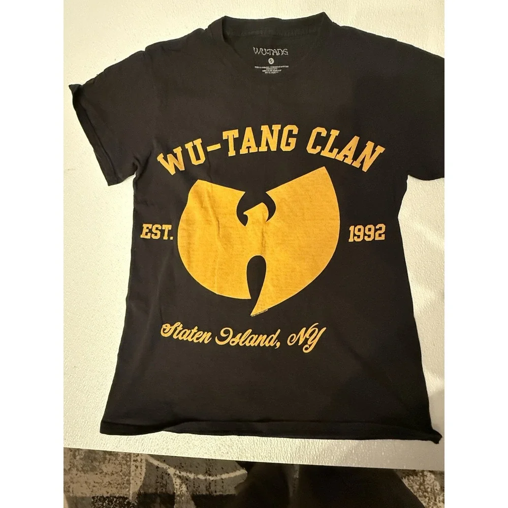 VTG Wu-Tang Clan Staten Island New York City Hip Hop Rap Shirt "Est 1992" Small - Picture 1 of 3